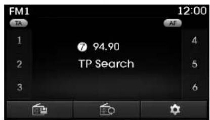 FM1 12:00 TA AF 1 4 7 94.90 2 5 3 6 TP Search