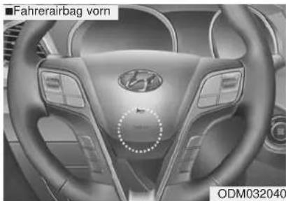 Knie-Airbag Fahrerseite ODM032041