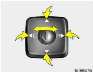 HYUNDAI Azera (2005) - Einstellung der einzelnen Spiegel: - 1