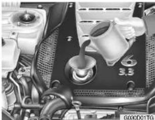 HYUNDAI Azera (2005) - Nachfüllen von Motoröl - 1
