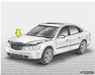 HYUNDAI Azera (2005) - Manuelles Öffnen der Kraftstofftankklappe - 4
