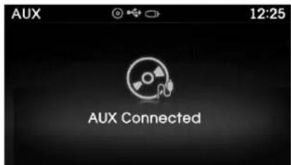 AUX 12:25 AUX Connected