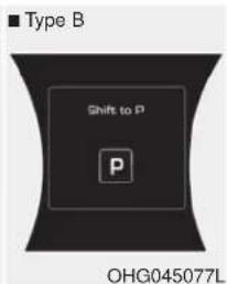 ■ Type B Shift to P P OHG045077L