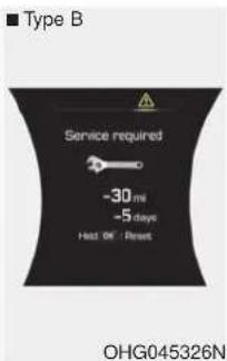 ■ Type B Service required -30 ml -5 days Host OK / Firenet OHG045326N