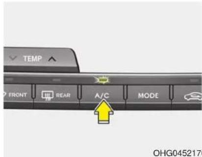 TEMP FRONT REAR A/C MODE OHG0452170