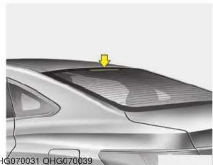 HYUNDAI Azera (2016) - Backup light - 2