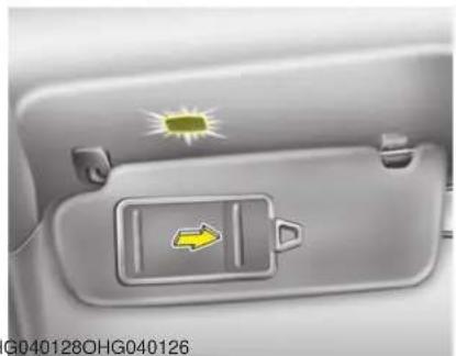 HYUNDAI Azera (2016) - Glove box lamp - 1
