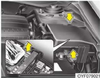 HYUNDAI Azera (2016) - Instrument panel fuse replacement - 1