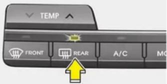 TEMP FRONT REAR A/C MG