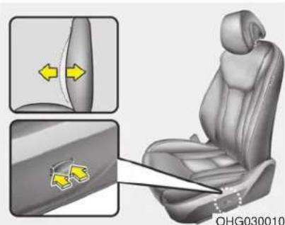 HYUNDAI Azera (2016) - Seat cushion height - 1