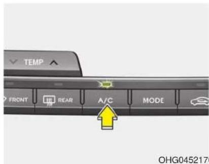 TEMP FRONT REAR A/C MODE OHG0452170