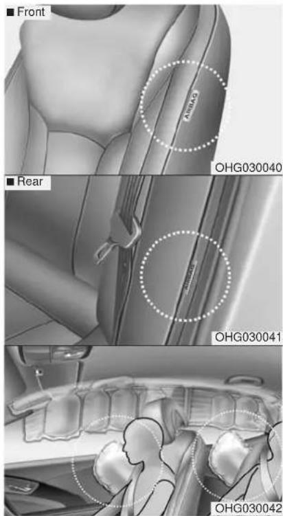■ Front ■ Rear AHM OHG030040 OHG030041 OHG030042
