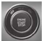 HYUNDAI Azera (2016) - ENGINE START/STOP button position - 1
