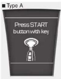 ■ Type A Press START button with key