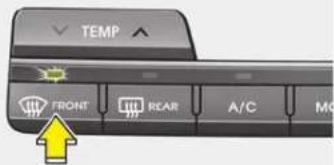 TEMP FRONT REAR A/C MG