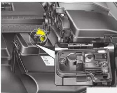 HYUNDAI Azera (2016) - CAUTION - Fuse panel covers - 1