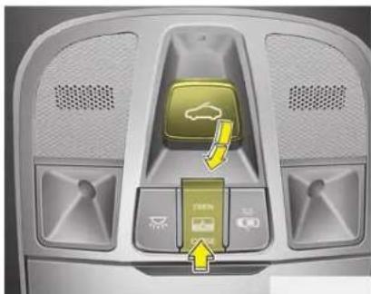 HYUNDAI Azera (2016) - Sunroof open warning (if equipped) - 1