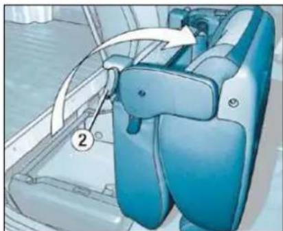 CITROEN Berlingo First Dag (2009) - Access to rear seats (version with one sliding side door only) - 4