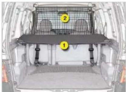 Diagram of a car rear view with labeled components, showing structural elements and numbered parts.