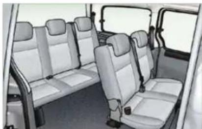 CITROEN Berlingo First Dag (2009) - REAR BENCH SEATS (7 SEAT VERSION) - 1