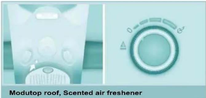 Modutop roof, Scented air freshener