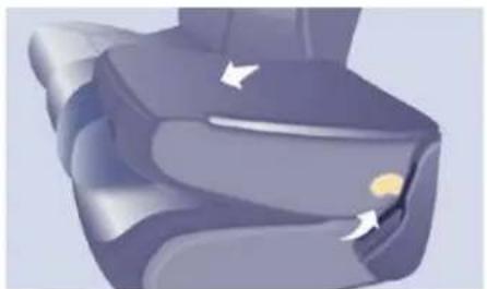 CITROEN Berlingo Dag (2010) - Adjusting the angle of the seat back - 1
