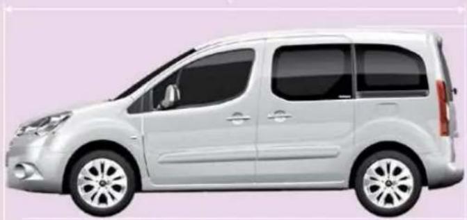 CITROEN Berlingo Dag (2010) - Vehicles fitted with a manual gearbox (diesel version) - 2