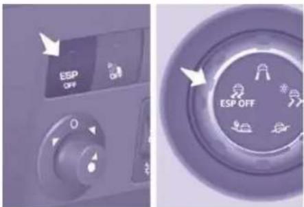ESP OFF O ESP OFF