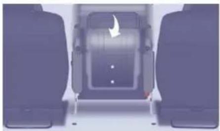 CITROEN Berlingo Dag (2010) - Returning the seat back to the sitting position - 2