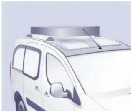 CITROEN Berlingo Dag (2010) - Recommendations for loading on the roof: - 1