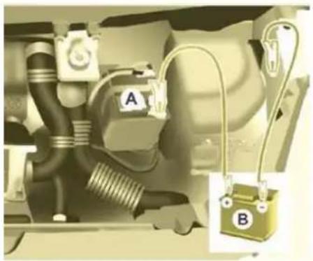 CITROEN Berlingo Dag (2010) - To start the vehicle from another battery - 1