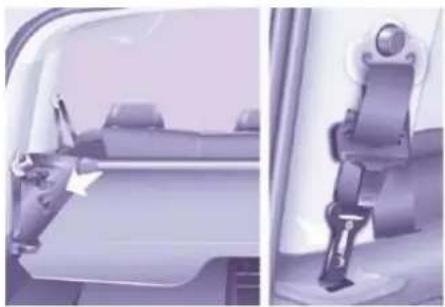 CITROEN Berlingo Dag (2010) - Seat belts - 3