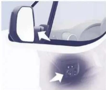 CITROEN Berlingo Dag (2010) - Manual exterior mirrors - 1