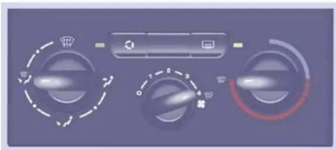 CITROEN Berlingo Dag (2010) - Switching the air conditioning On/Off - 3