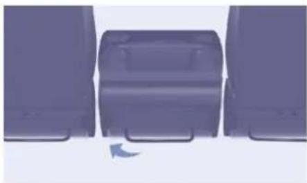 CITROEN Berlingo Dag (2010) - Returning the seat back to the sitting position - 1