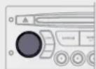 CITROEN Berlingo Dag (2010) - ADJUSTING THE VOLUME OF THE AUXILIARY SOUF - 5