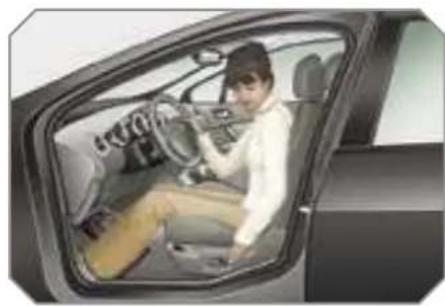 PEUGEOT 308 Dag (2007) - Seat back angle adjustment - 1