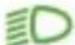 PEUGEOT 308 Dag (2007) - Common operation indicator lights - 2
