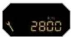 PEUGEOT 308 Dag (2007) - Between 600 miles (1 000 km) and 1 800 miles (3 000 km) remain before the next service is due - 1