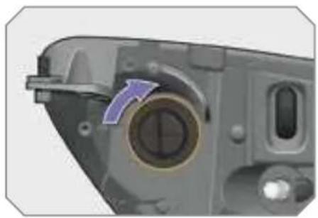 PEUGEOT 308 Dag (2007) - Changing direction indicator bulbs - 1