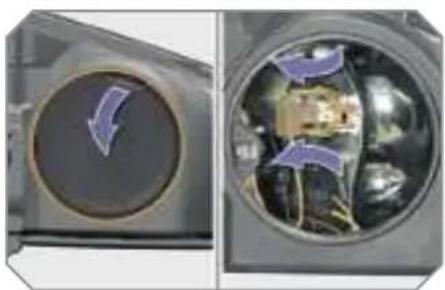 PEUGEOT 308 Dag (2007) - Changing daytime/side light bulbs - 2