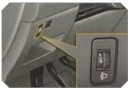 PEUGEOT 308 Dag (2007) - MANUAL HEADLAMP ADJUSTMENT - 1