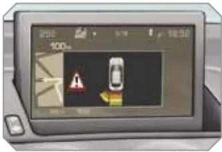 PEUGEOT 308 Dag (2007) - VISUAL AND AUDIBLE FRONT AND/OR REAR PARKING ASSISTANCE - 4