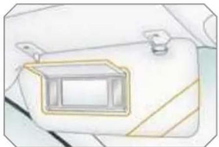 PEUGEOT 308 Dag (2007) - SUN VISOR - 1