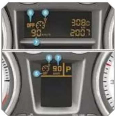 PEUGEOT 308 Dag (2007) - Displays on the instrument pane - 1