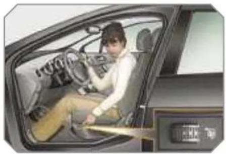 PEUGEOT 308 Dag (2007) - Heated seats control - 1