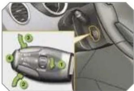PEUGEOT 308 Dag (2007) - Cruise control "CRUISE" - 1