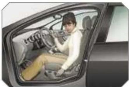 PEUGEOT 308 Dag (2007) - Driver's seat adjustment - 2