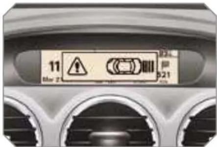 PEUGEOT 308 Dag (2007) - VISUAL AND AUDIBLE FRONT AND/OR REAR PARKING ASSISTANCE - 3