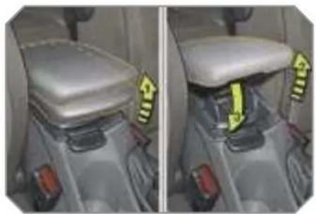 PEUGEOT 308 Dag (2007) - FRONT ARMREST - 1